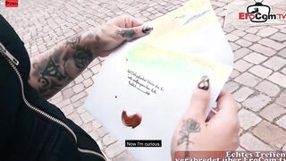 german curvy blonde bitch make a real blind date story