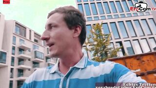 german curvy blonde bitch make a real blind date story