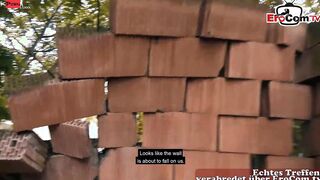 german curvy blonde bitch make a real blind date story