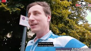 german curvy blonde bitch make a real blind date story