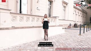 german curvy blonde bitch make a real blind date story