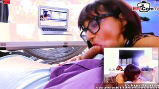 Slim short haired Teenage Women with small Hooters banged on the Web Cam