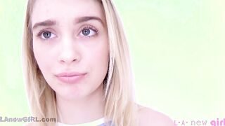 Super Cute Step Sister sent by her brother at audition