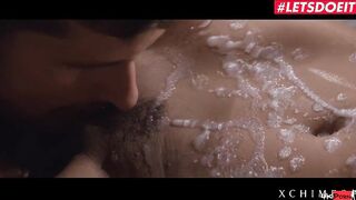 XCHIMERA - Latina African Hottie Luna Corazon Getting A Passionate Banged! With Hottie Wax - LETSDOEIT