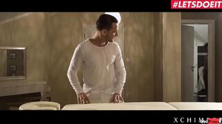 XCHIMERA - Latina African Hottie Luna Corazon Getting A Passionate Banged! With Hottie Wax - LETSDOEIT