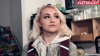 HORNYHOSTEL - MARILYN SUGAR BLONDE CZECH SEXY HARD BANGED! WITH HOTEL INTRUDER