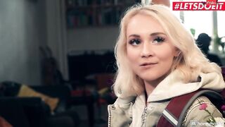 HORNYHOSTEL - MARILYN SUGAR BLONDE CZECH SEXY HARD BANGED! WITH HOTEL INTRUDER