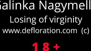 Galinka Nagymellu gets screwed rough inside her innocent snatch