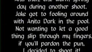Anita Dark into Pool