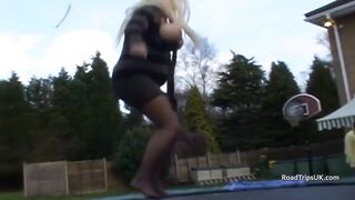 Thick and big titted Kirstyn Halborg gets double penetrated