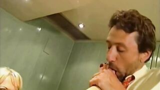 goddess chick nailed into bar