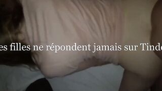 Il adore baiser sa nana quand elle est souillee du