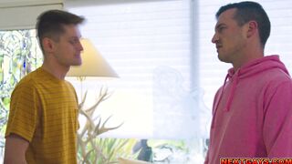 Raunchy podcaster Derek Kage meets fan Trevor Harris