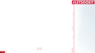 WHITEBOXXX - Small Titted eastern Lover Katana Cums On A Gigantic Cock - LETSDOEIT