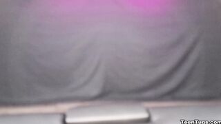 LITTLE Braced Faced Teen DOUBLE Handjob