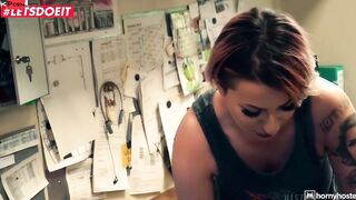 LETSDOEIT - German Cam cunt with mouth Jolee Love Booty Drilled By Stranger In Hostel
