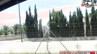 German huge melons chubby blonde amateur MILF plowed