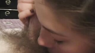 Beautiful babe pounded and jizzed on by naughty producer