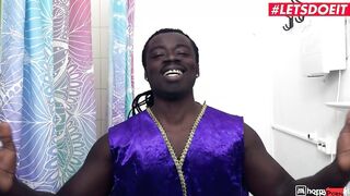 HORNYHOSTEL - big black dick Genie FUCKS Dark Hair PAWG Zuzu Sweet - LETSDOEIT