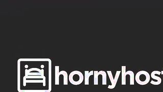 HORNY HOSTEL - Katy Rose Surprises Her big black dick Client With A Hottie Oral Sex - LETSDOEIT