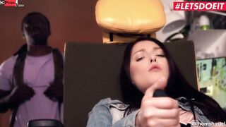 HORNY HOSTEL - Katy Rose Surprises Her big black dick Client With A Hottie Oral Sex - LETSDOEIT