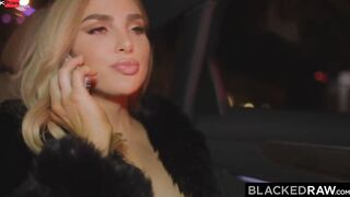 BLACKEDRAW Blonde Hot Kenzie Anne takes on two bbc