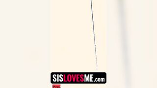Sis Loves Me - Cutie babe Turned On After Seeing