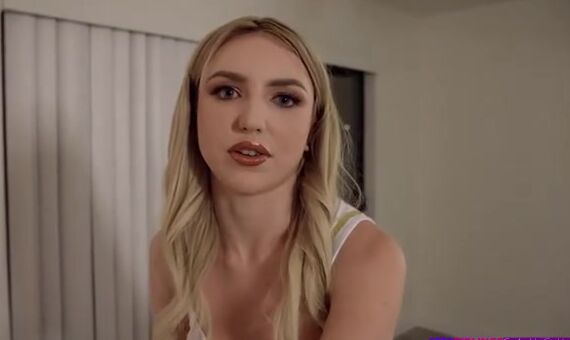 Zane Walker is inside his bedroom just vibing when his stepsister Britt Blair comes in