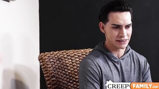 Teen with uncle fetish Aaron Perez fucked hardcore raw