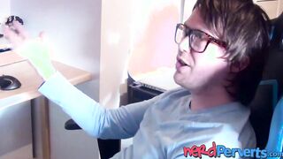 Blonde babe Carly Rae tricked into blowjob UK casting