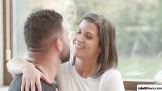 Sexy euro babe Niki Harris doggystyled