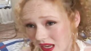Naughty bride doggystyled passionately before eating cum