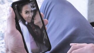 two asian cuties facetime their professor to fuck