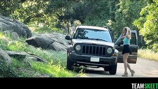Young Lady Needs Roadside Rescue