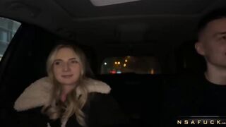 Step Sister couldnt pay for fake taxi so I fucked her