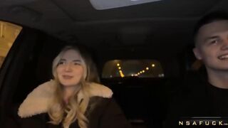 Step Sister couldnt pay for fake taxi so I fucked her