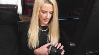 cute stepsis fucked for breaking her brothers pocket pussy