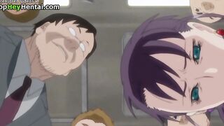 Hot busty secretary has rough sex