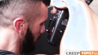 Hard dick step uncle bareback fucked his homo stud nephew