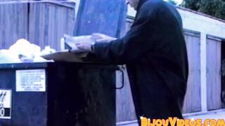 Tough mysterious guy dominates his gay bitches moist ass