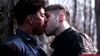 Kenzo Alvarez and Upton Sterling fuck outdoor