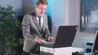 big tit valentina ricci takes huge brit cock in the office