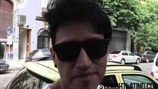 Straight Latino has his first gay bareback experience