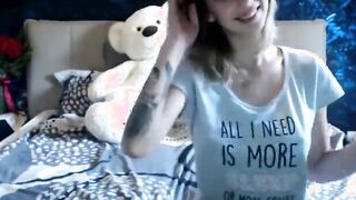 Busty Babe playing around wtih toys for you