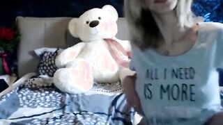 Busty Babe playing around wtih toys for you