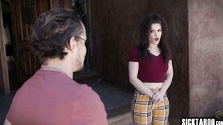 Creepy neighbor spied hot big ass MILF