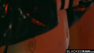 BLACKEDRAW Slim Blonde sexy gets filled up by big big black cock
