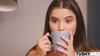 TUSHY Anal filthy dark haired seduces her hubby's friend