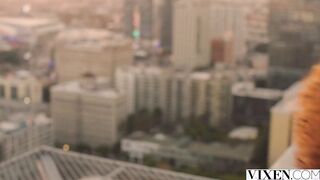 VIXEN Perfect slim Cecilia Lion seduces her playboy boss