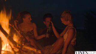 VIXEN Addie & Cayenne live out their 3 way fantasy